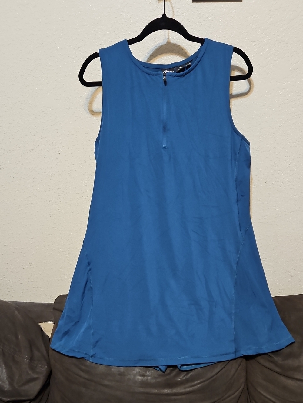 Sleeveless Mini Dress in Vibrant Blue